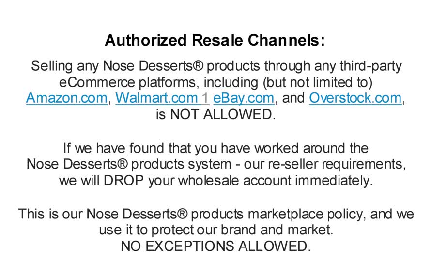 Authorized Resale Channels