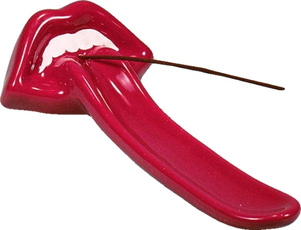 Tongue Licks Stick INcense Burner