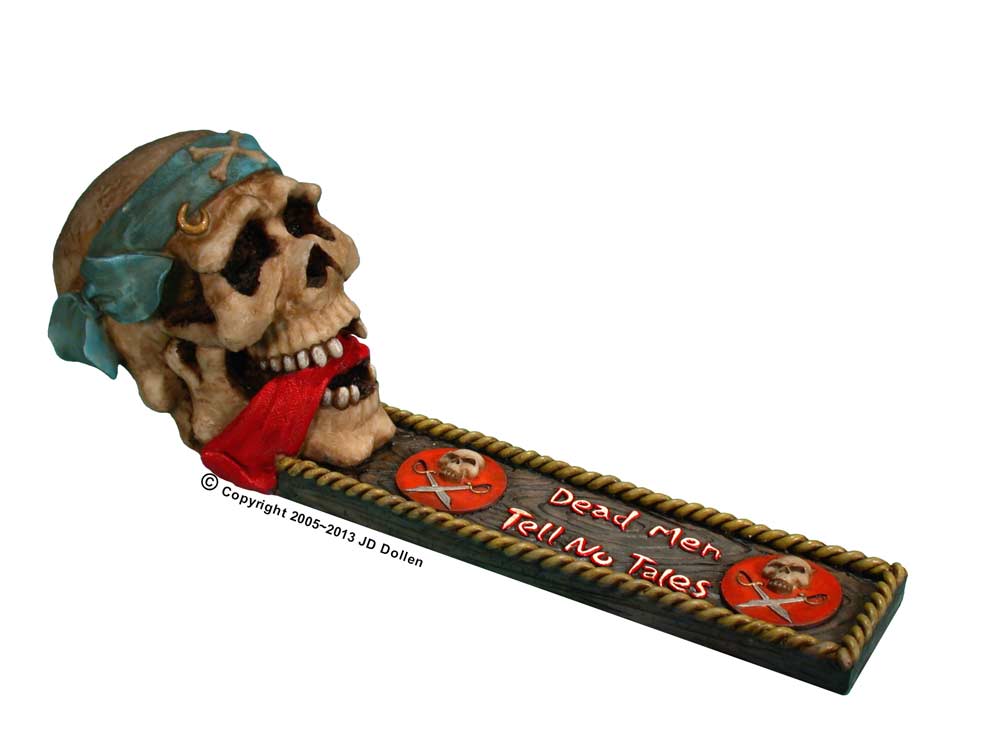 ''Dead Men Tales'' Incense Burner