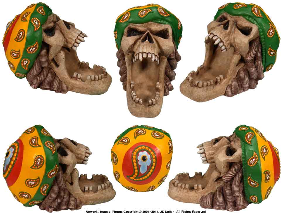 Rasta: Open Mouth Ashtray / Candy-Coin Dish