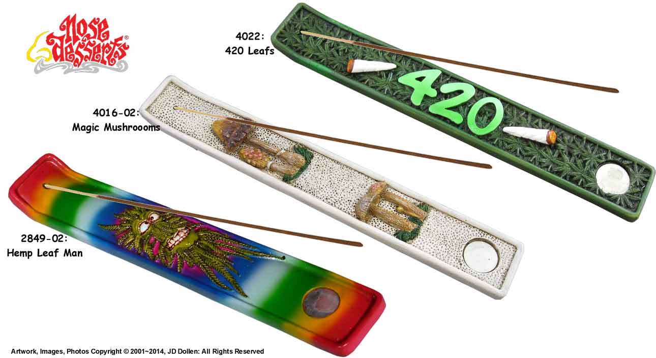 2849-02/4016-02/4022 - Canoe Style Incense Burners-Ashcatchers