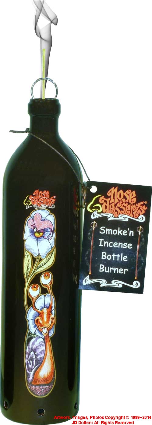 Strawberry Fields Smoking Bottle Stick INCENSE Burner