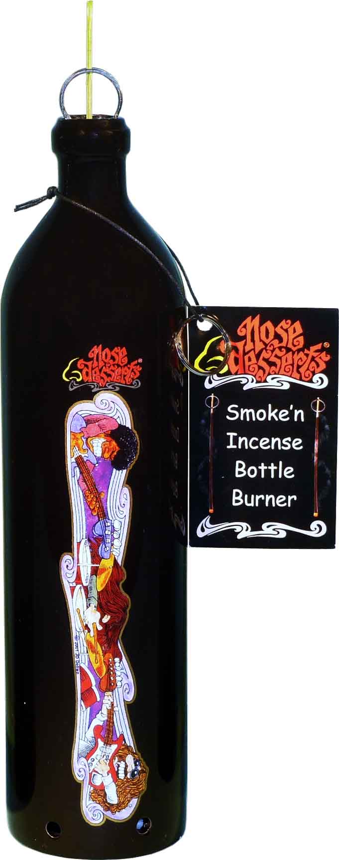 Jamming Jazz-men Smoking Bottle Stick Incense Burner