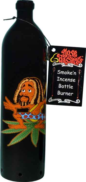 Magic Frog Wonderland Smoking Bottle Incense Burner-Ashcatcher Made in USA 