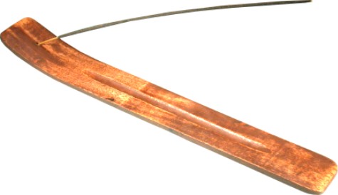 11'' inch Polished Wood Stick INCENSE BURNER