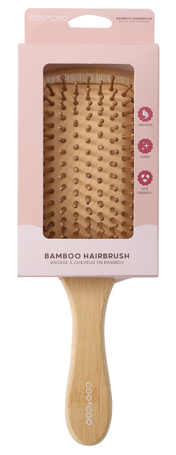 1 PC BAMBOO 'Glide' Brush - Natural BAMBOO