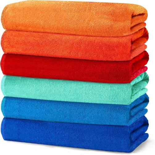 100% Cotton Multicolored Beach TOWELs