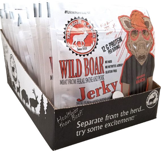 Wild Boar Jerky - 12 Count Display