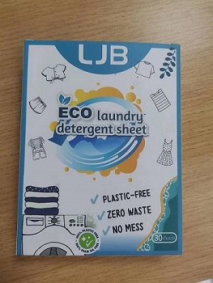 Laundry detergent SHEET in box