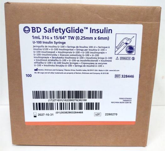 BD Safety Insulin Syringe