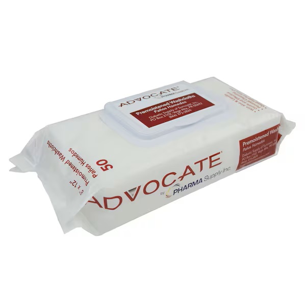 Advocate Premoistened Wshcloths 50ct (12 units/box)