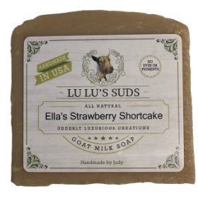 Ella's Strawberry Shortcake Goat Milk SOAP 5 oz