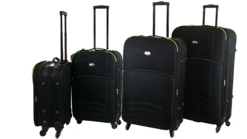 ''E-Z Roll'' American Travel 4pc/set Spinner Wheel Soft LUGGAGE