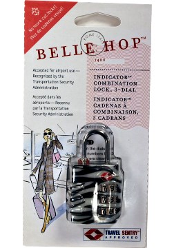ZeBrA  ComBinAtion loCk, 3 DiAl