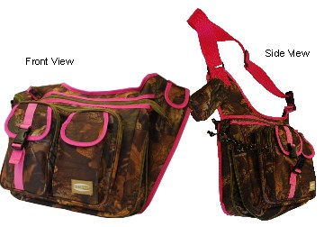 ''E-Z TOTE'' Expandable Hunting SHOULDER BAG-Pink