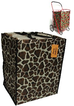 Large TOTE BAG-Giraffe Pattern