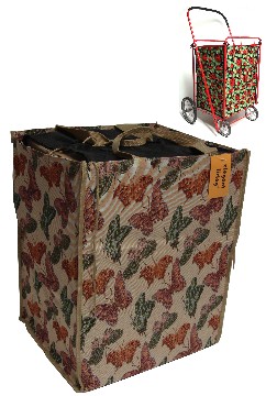 Large Tote Bag--Butterfly Pattern