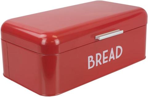 Home Basics Grove Bread Box For Kitchen Counter Dry Food Storage