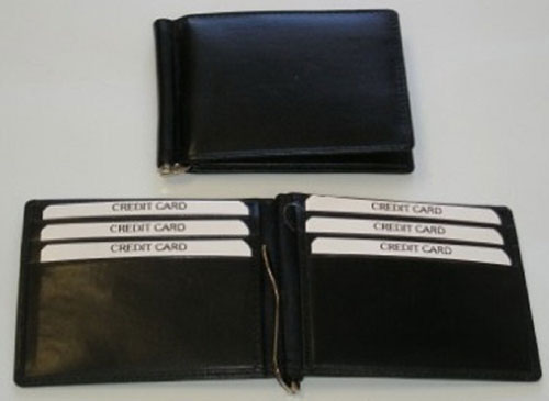 Buff Leather Money Clip WALLET