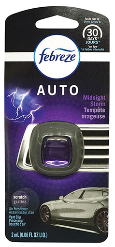 Febreze Vent Clip Air Freshener | Midnight Storm