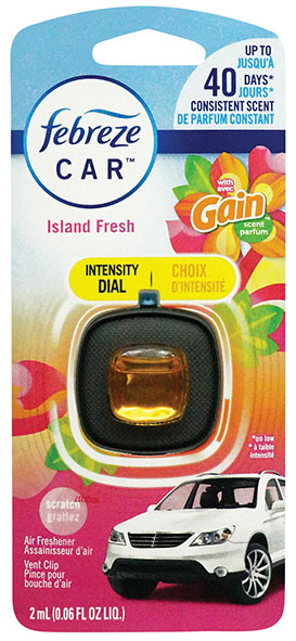 Febreze Vent Clip Air Freshener | Gain, Island Fresh Scent