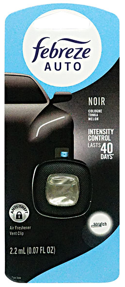 Febreze Vent Clip Air Freshener | Auto, Noir Scent