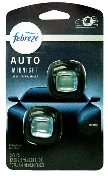 2-Pack Febreze Vent Clip Air Freshener | Midnight Scent
