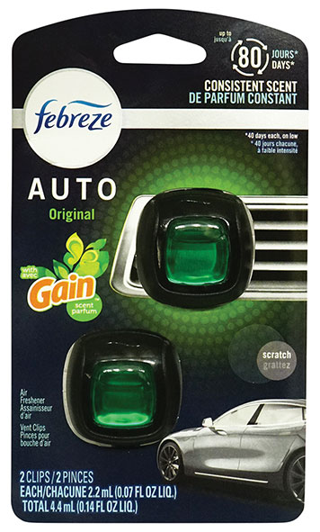 2-Pack Febreze Vent Clip Air Freshener | Gain Original