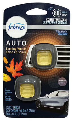 2-Pack Febreze Vent Clip Air Freshener | Evening Woods
