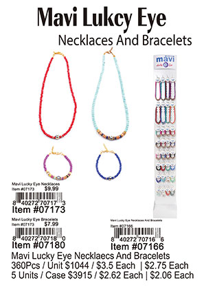 Mavi Lucky Eye Necklaces And BRACELETs