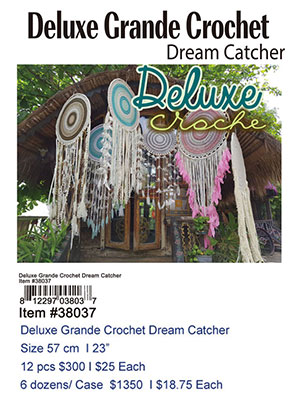 Deluxe Grande Crochet DREAM CATCHER