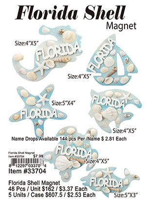 Florida Shell Magnet