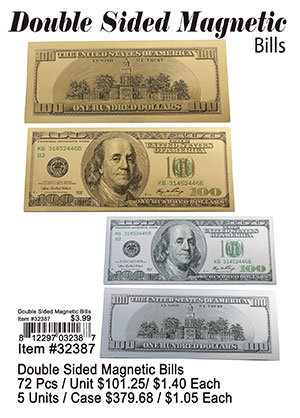 Double Sided Magnetic Bill