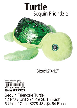 Sequin Friendzie Turtle