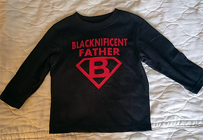'Blacknificent Father' Long Sleeve SHIRT