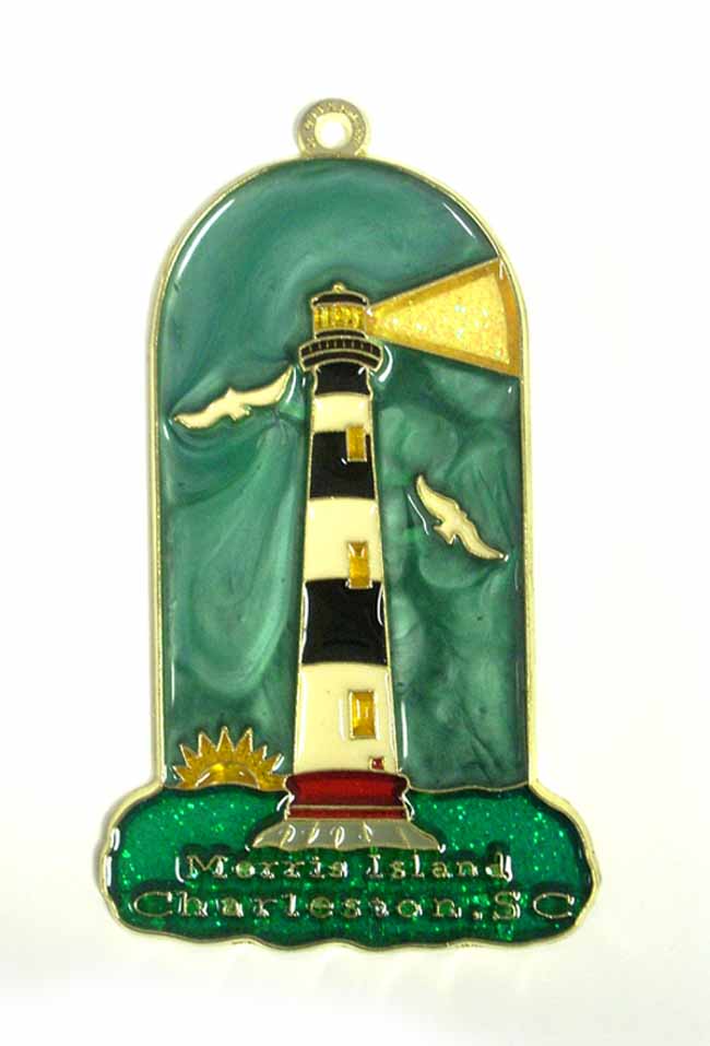 Morris Island Charleston SC Lighthouse SUNCATCHER (CLOSEOUT)