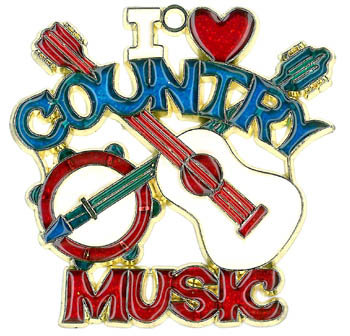 I Love Country MUSIC Suncatcher