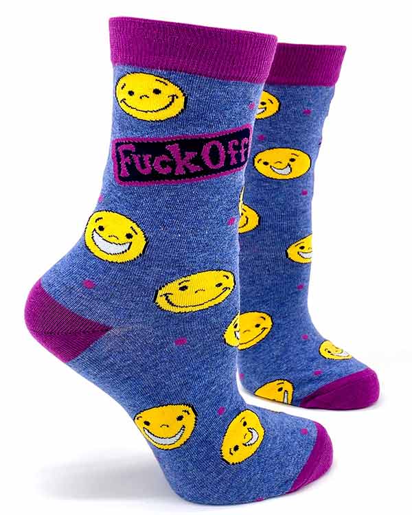 Fuck Off LADIES Crew Socks