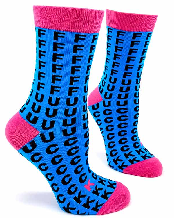 FFFFUUUUCCCCKKKK Ladies Crew SOCKS