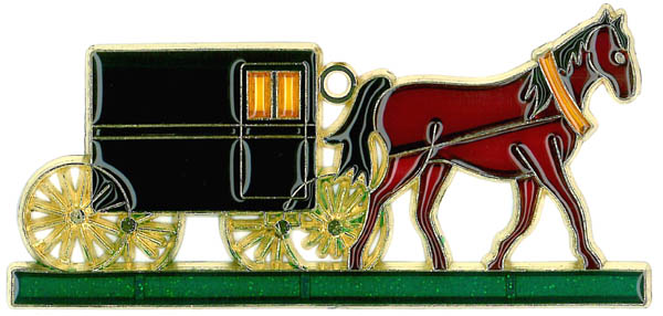 HORSE & Carriage Suncatcher