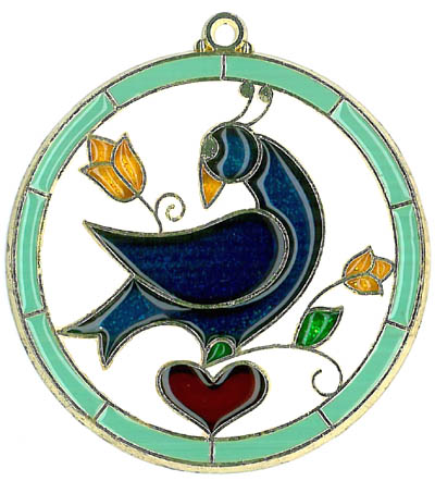 Birds/Heart SUNCATCHER (CLOSEOUT)