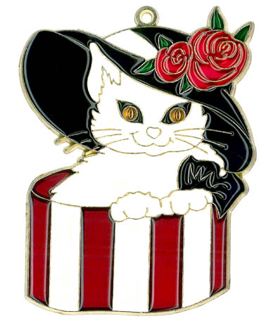 Cat In HAT Box (large) Suncatcher (CLOSEOUT)