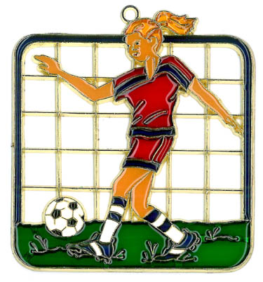 SOCCER Girl Suncatcher (CLOSEOUT)