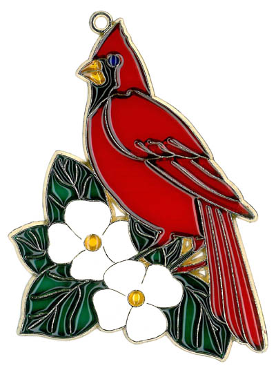 Cardinal/Dogwood SUNCATCHER