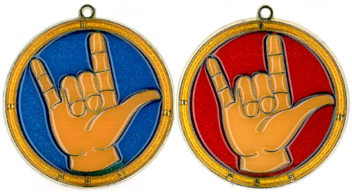 SIGN Language Suncatcher