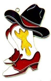 Cowboy Boots/HAT Suncatcher (CLOSEOUT)