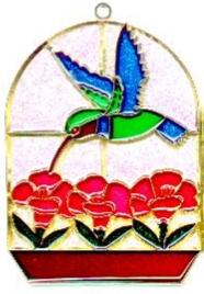 HUMMINGBIRD in Window Suncatcher