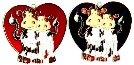 Cow/Heart SUNCATCHER