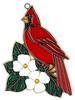 Cardinal/Dogwood SUNCATCHER