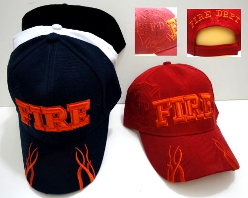 Fire Dept Embroidered Twill CAP